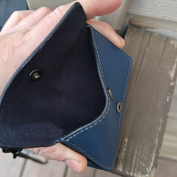 Coach RARE like new Horse and Carriage wallet on chain - Picture 9 of 13